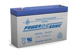 Power-Sonic PS Series 6V 7AH